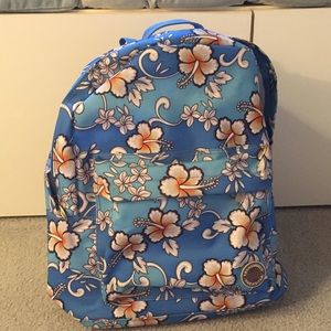 Hawaiian Print Backpack